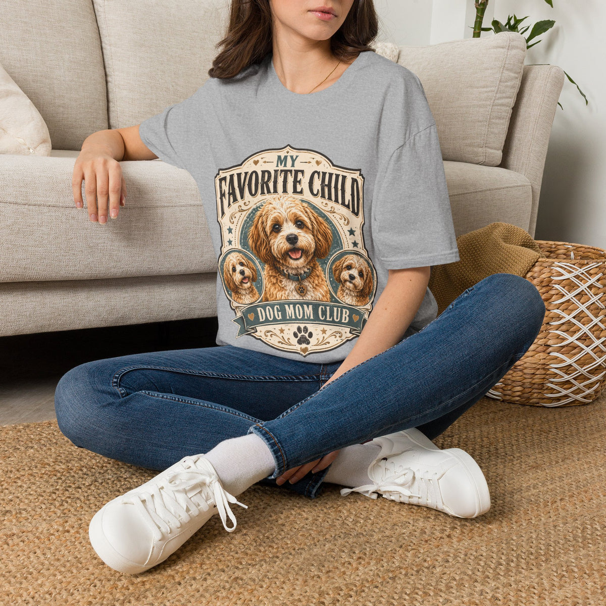 My Favorite Child Dog Mom Club T-Shirt — Cute Puppy Pet Lover Tee