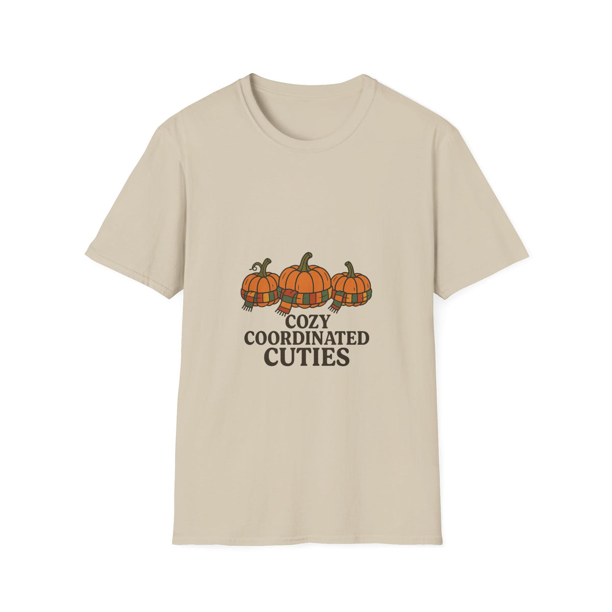 Cozy Coordinated Cuties Pumpkin Fall T-Shirt - Trending Now - October 2026
