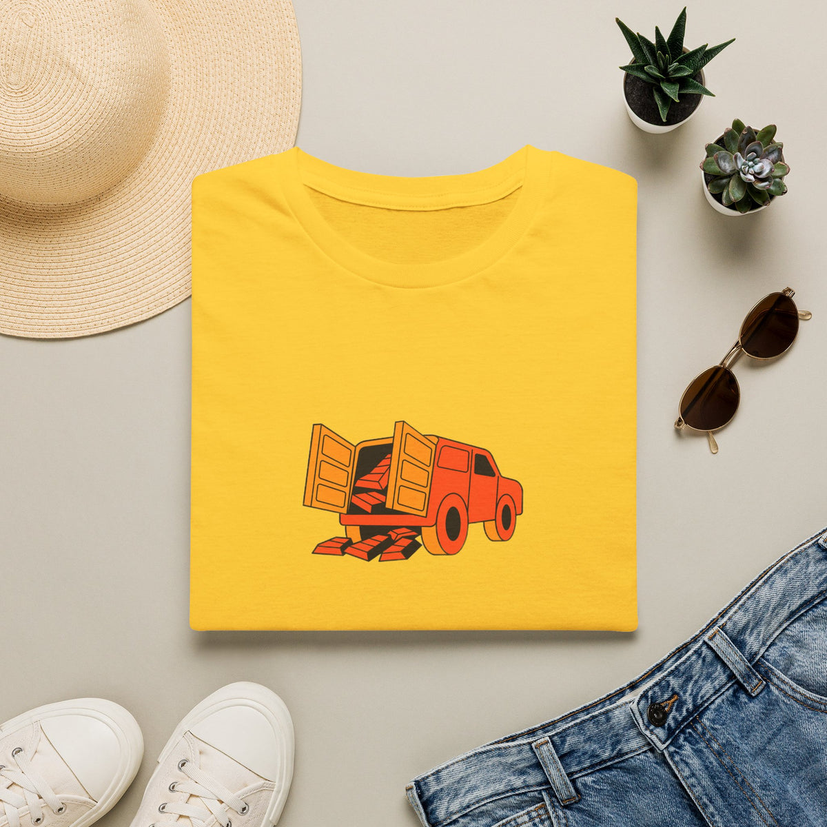 T-Shirt — "Pancollectest Crime Ever" Truck Graphic Tee - Trending Now - September 2026