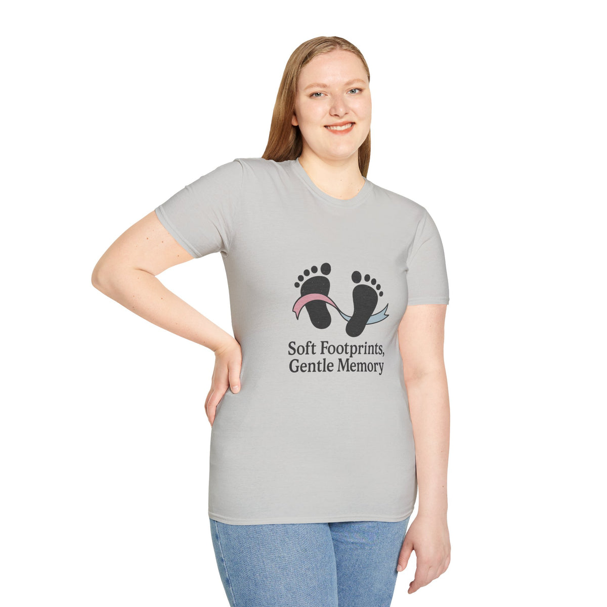 Memorial Baby Footprints T-Shirt — "Soft Footprints Gentle Memory" Remembrance Tee - Trending Now - October 2026