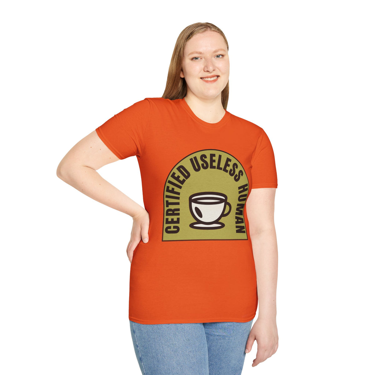 Certified Useless Human T-Shirt — Funny Coffee Lover Graphic Tee - Trending Now - August 2026