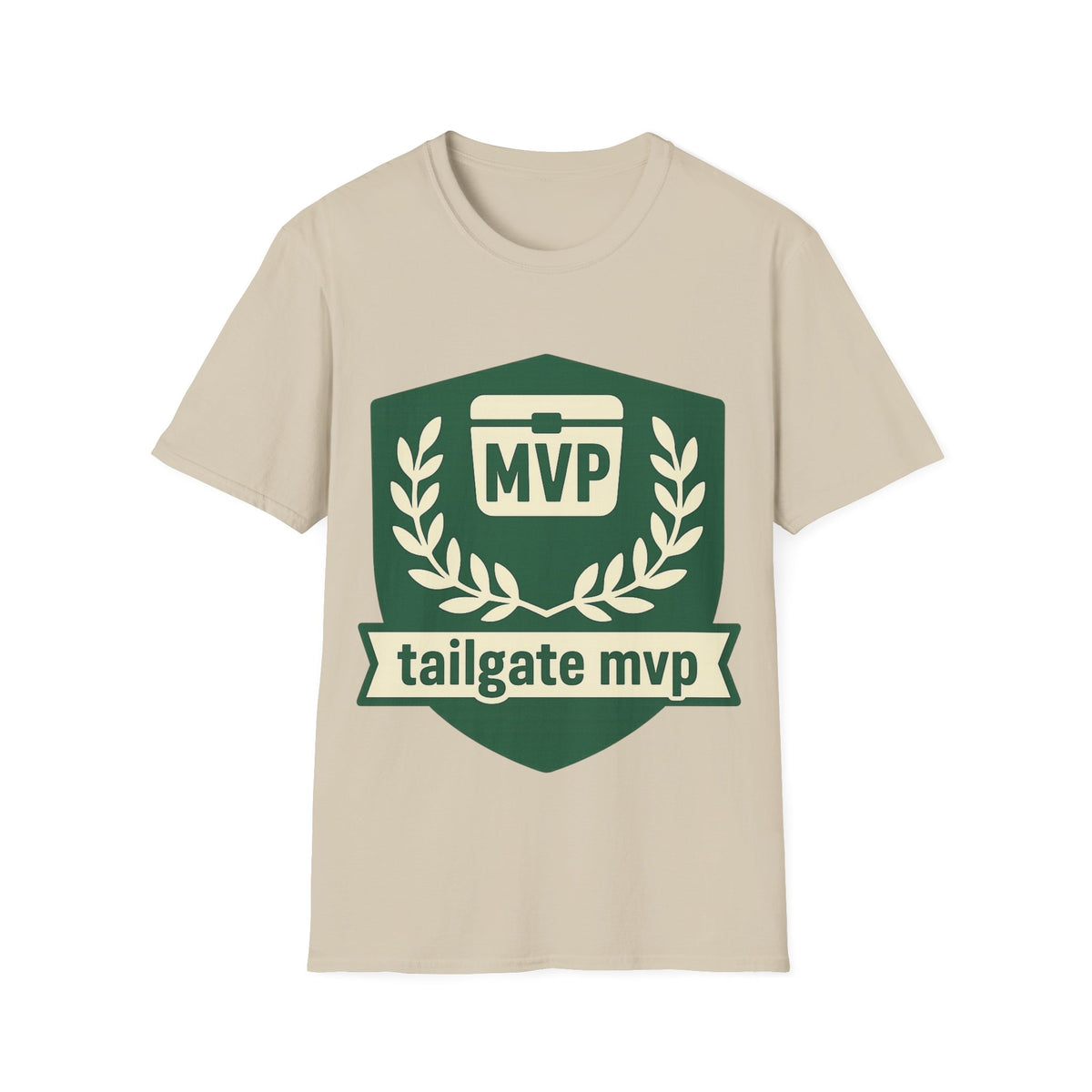 MVP Tailgate T-Shirt — Vintage Green MVP Badge Tee - Trending Now - August 2026