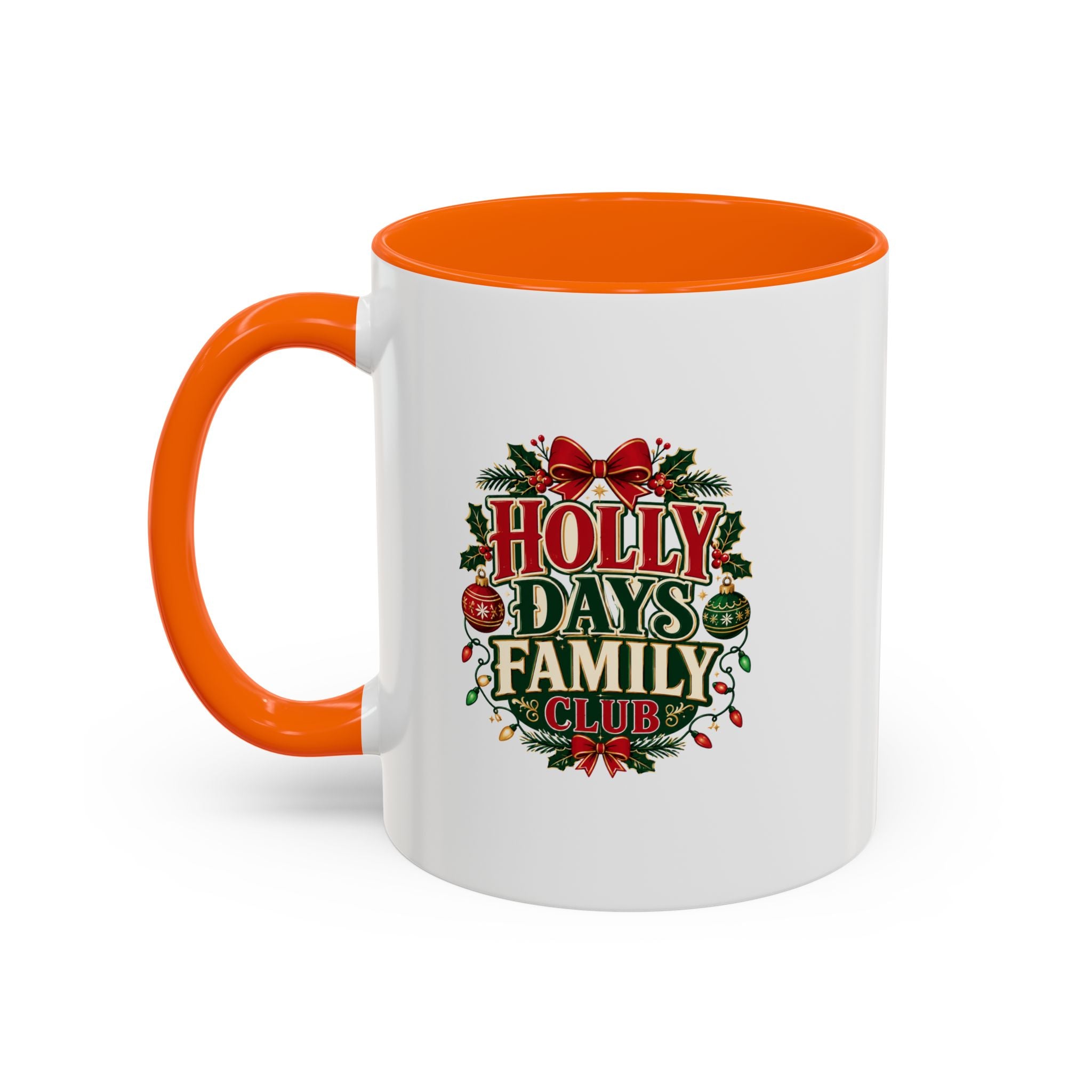 Accent Coffee Mug Holly Days Family