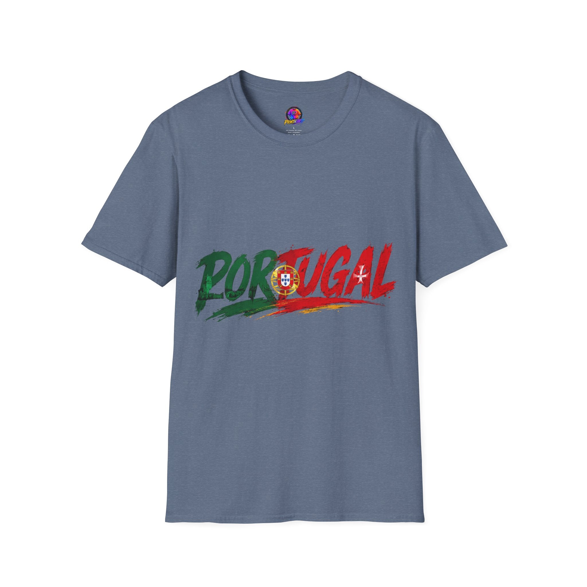 Portugal Flag Script T-Shirt — Portuguese Pride Tee