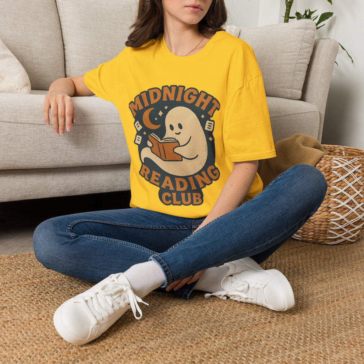Midnight Reading Club T-Shirt — Cute Ghost Booklover Tee - Trending Now - August 2026