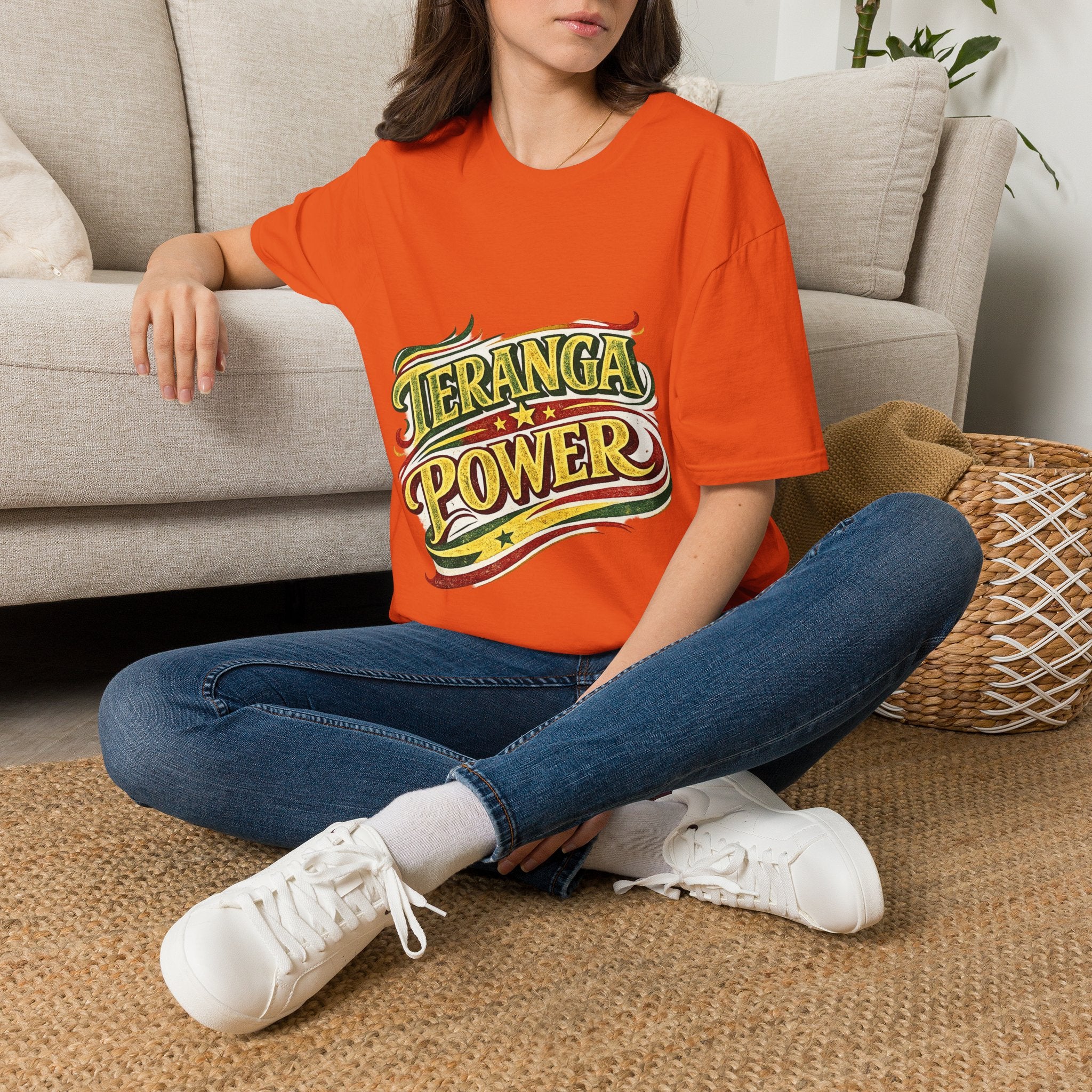 Senegal Teranga Power T-Shirt — Retro Senegal Pride Graphic Tee