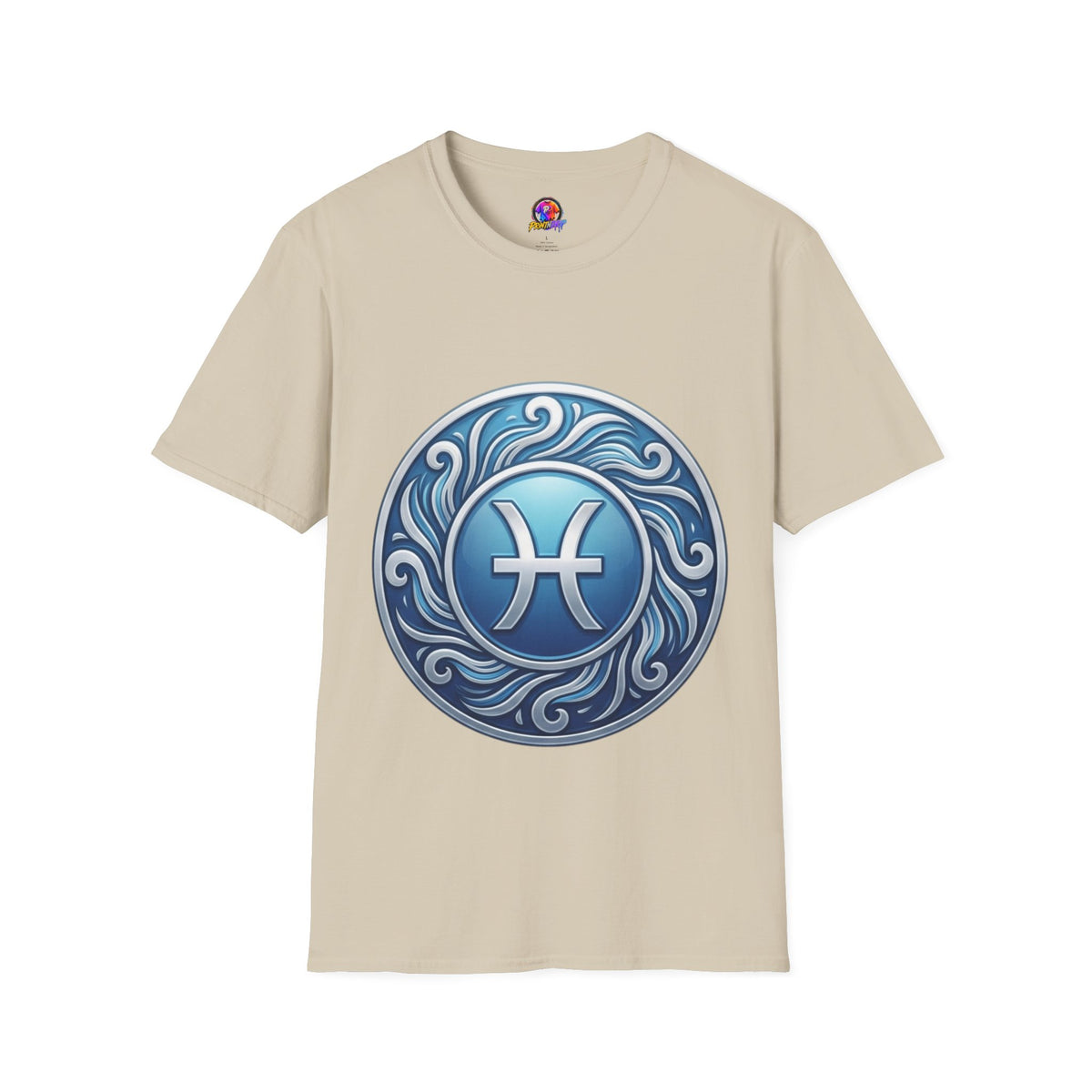Pisces Zodiac T-Shirt – Blue Water Sign Astrology Tee