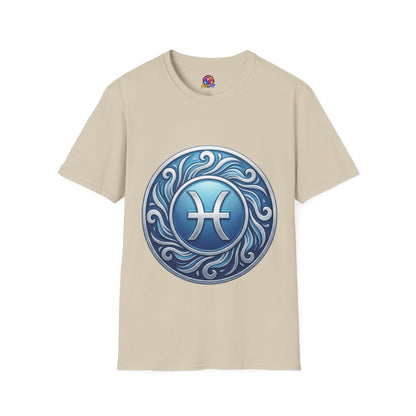 Pisces Zodiac T-Shirt – Blue Water Sign Astrology Tee