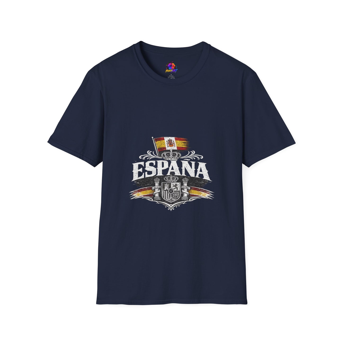 Spain Flag Crest T-Shirt — Spanish Pride Graphic Tee
