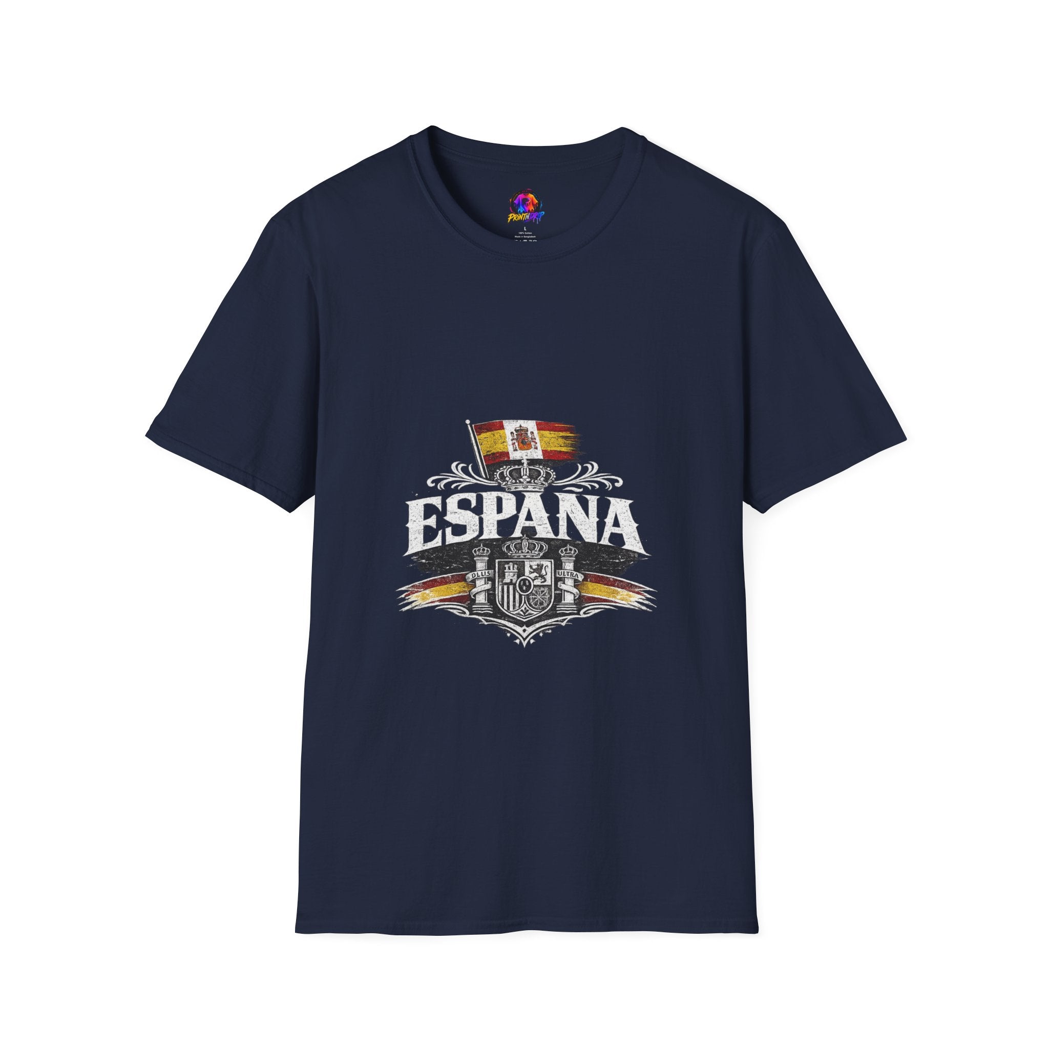 Spain Flag Crest T-Shirt — Spanish Pride Graphic Tee