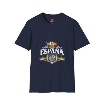 Spain Flag Crest T-Shirt — Spanish Pride Graphic Tee