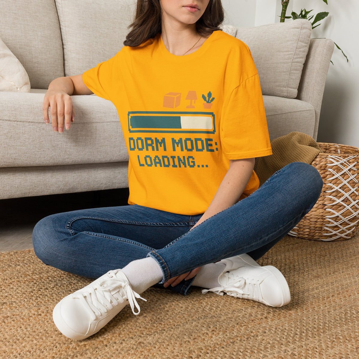 Dorm Mode Loading T‑Shirt — Funny Moving/College Moving Tee - Trending Now - August 2026
