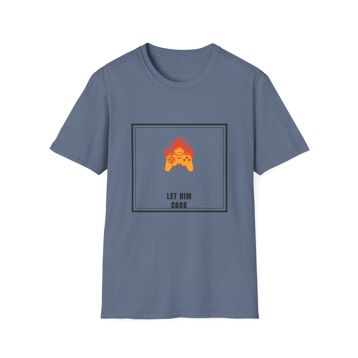 Gaming Controller on Fire T-Shirt — "Let Him Cook" Gamer Tee - Trending Now - September 2026