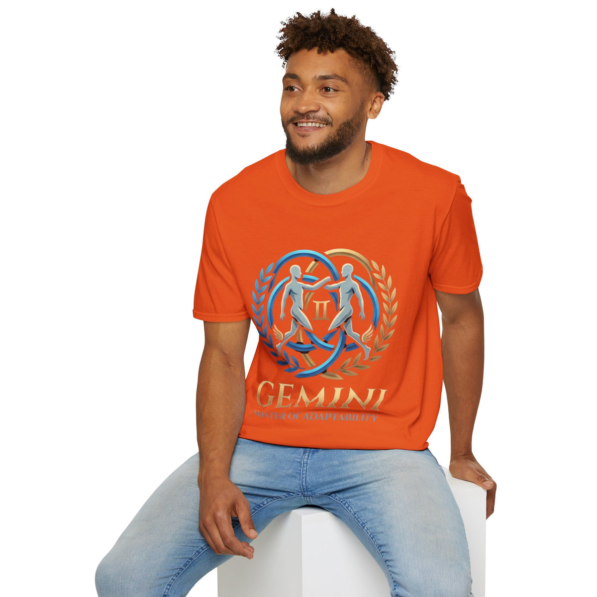 Gemini Zodiac T-Shirt — 'Gemini: Master of Adaptation' Astrological Graphic Tee
