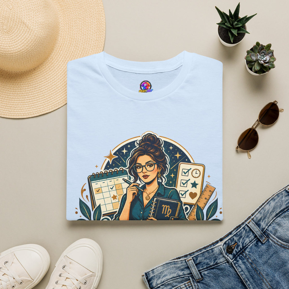 Virgo Planner T-Shirt — “Relax I Already Made A Plan For That” Astrological Tee