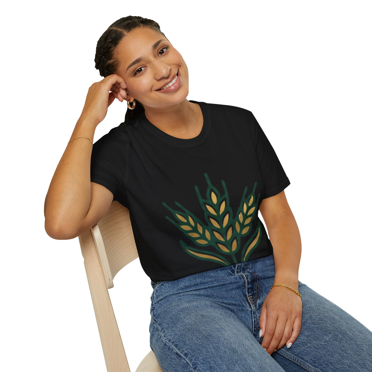 Virgo Zodiac Wheat Graphic T-Shirt