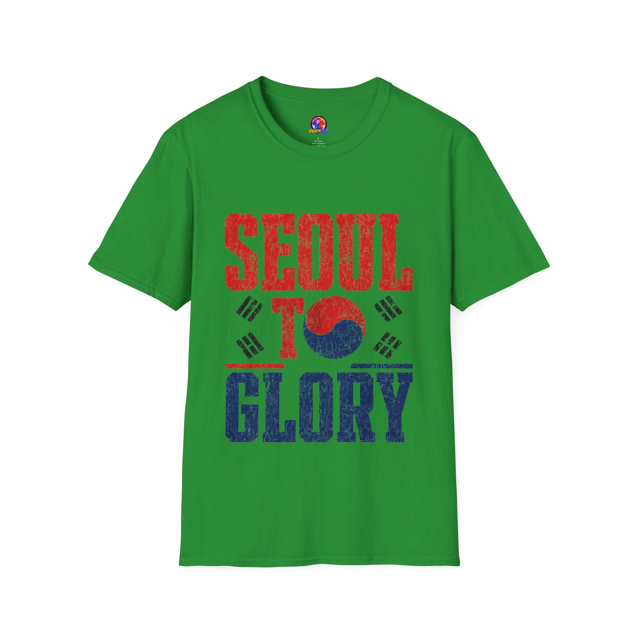 Korea Seoul to Glory T-Shirt — Korea Flag Vintage Travel Tee