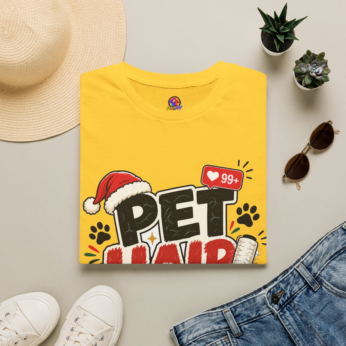 Pet Hair Holiday Tee — Funny Christmas Shirt for Pet Lovers
