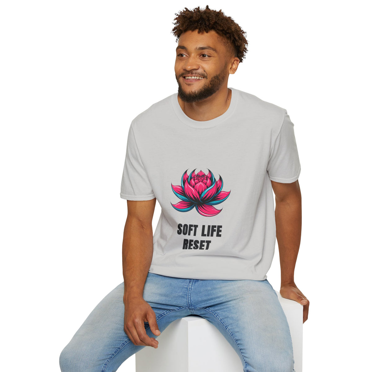 Lotus Graphic T-Shirt — 'Soft Life Reset' Relaxed Tee - Trending Now - August 2026
