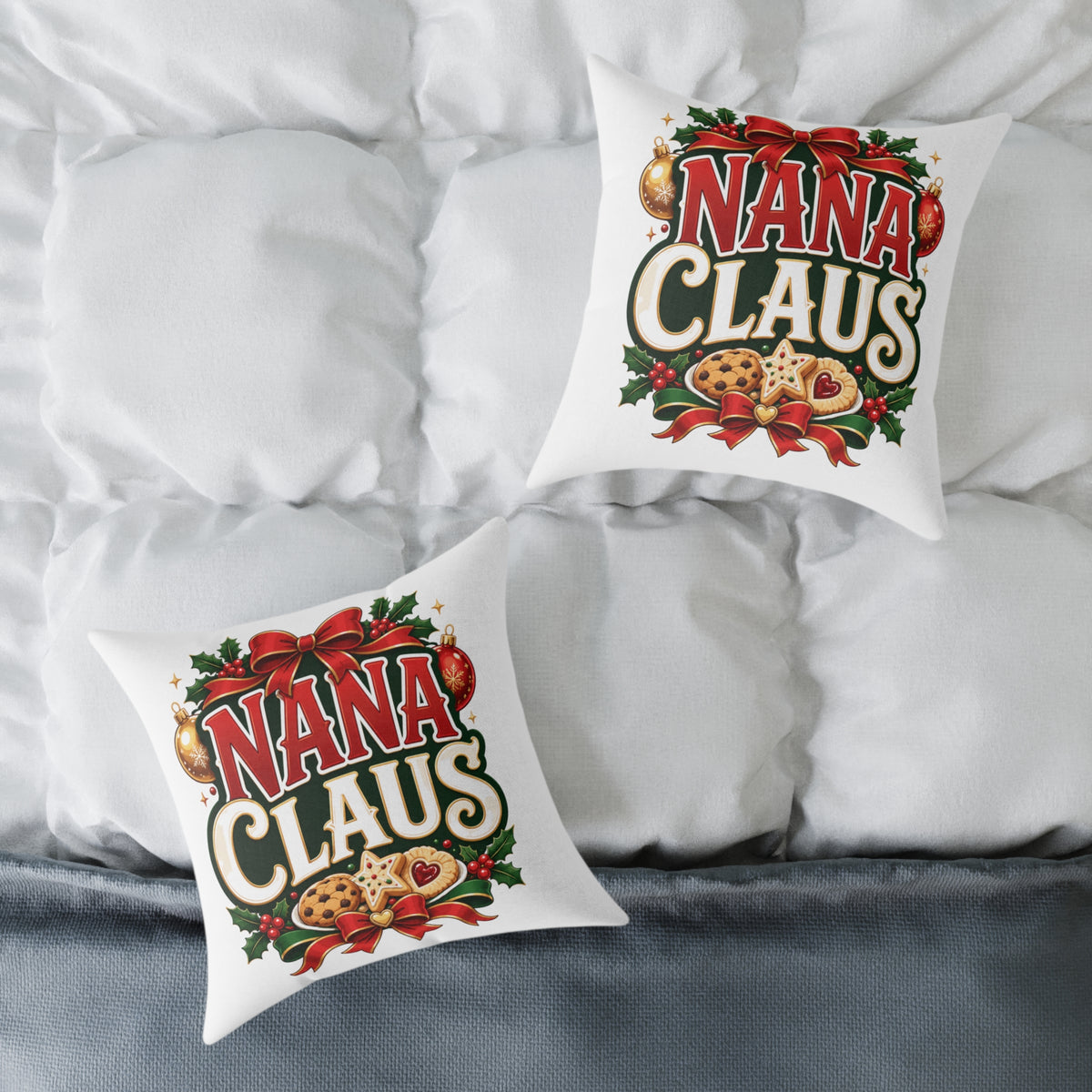 Nana Claus Christmas Pillow