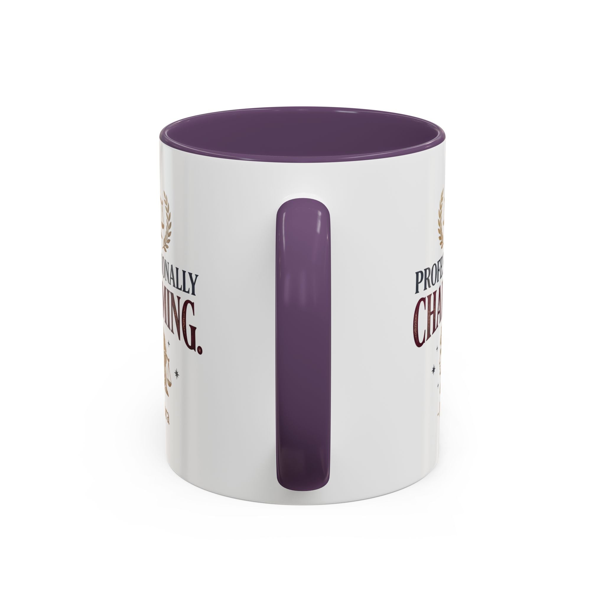 Libra 'Professionally Charming' Accent Coffee Mug — Zodiac Astrology Gift