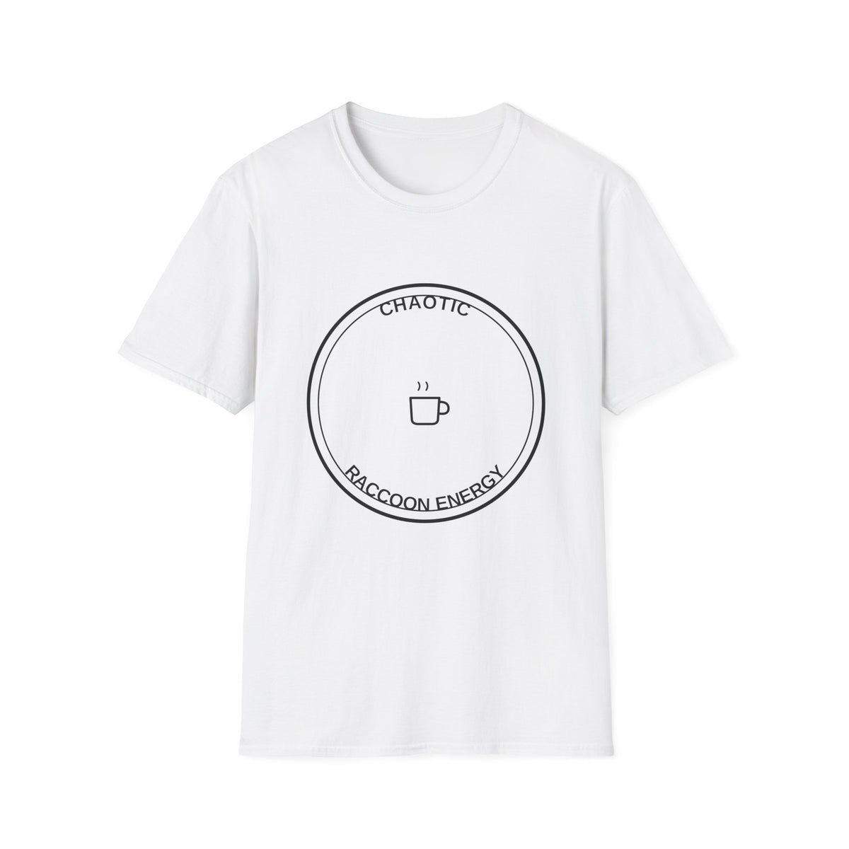 T-Shirt — Chaotic Raccoon Energy Graphic Tee - Trending Now - August 2026