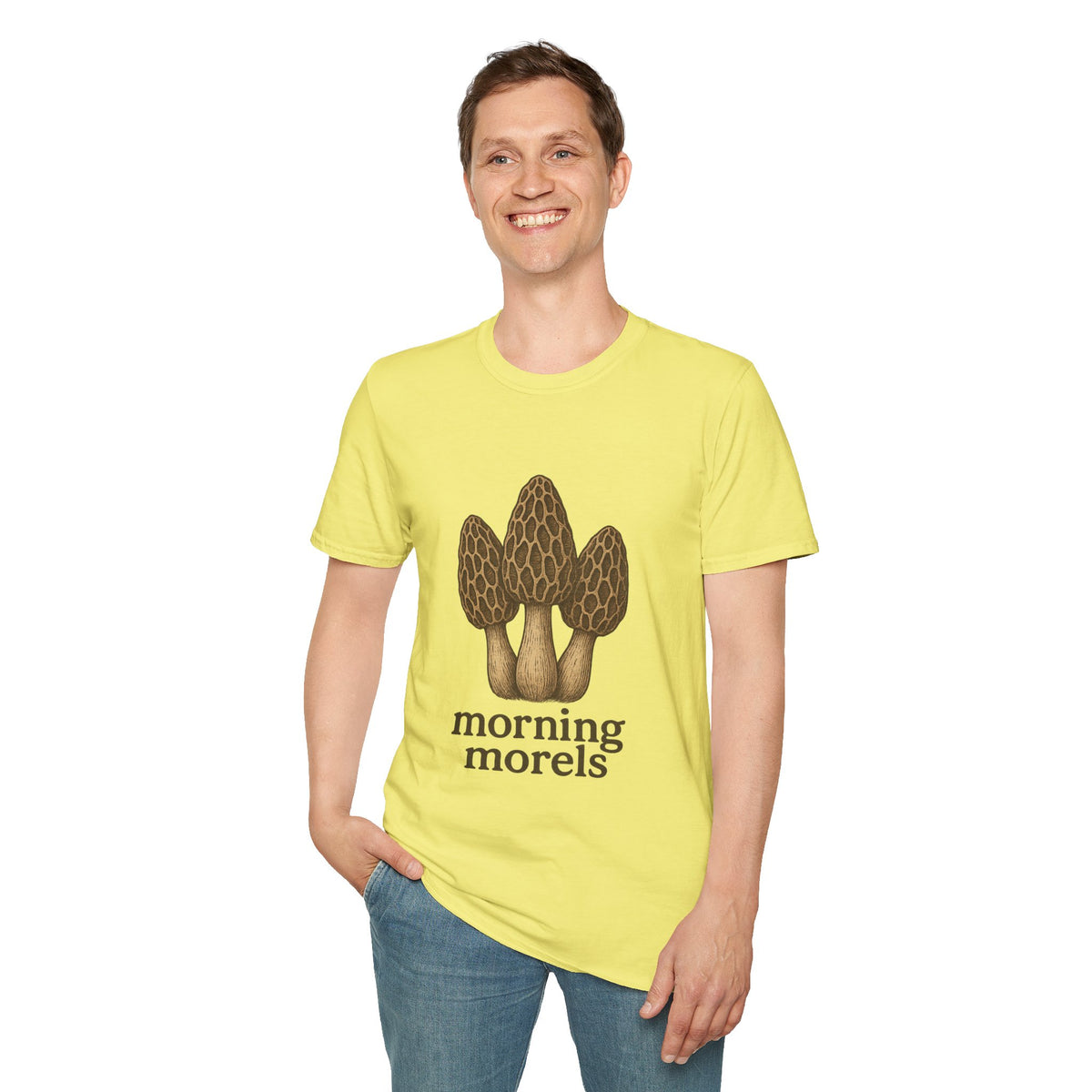 Morel Mushroom T-Shirt — Forager Graphic Tee ("Morel Hunter") - Trending Now - August 2026