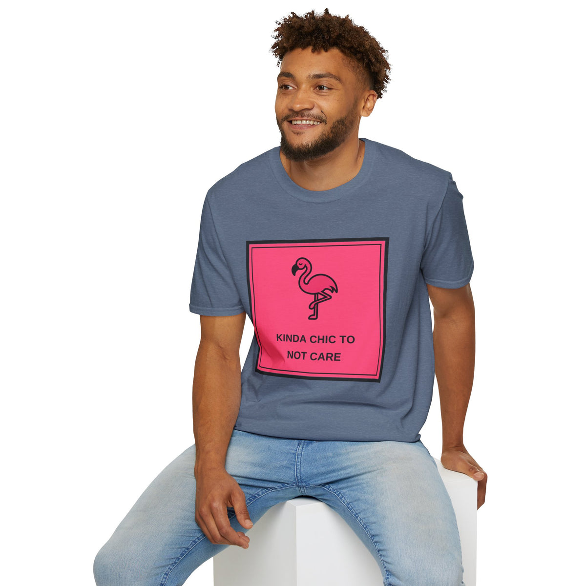 Flamingo 'Kinda Chic To Not Care' Graphic T-Shirt - Trending Now - August 2026