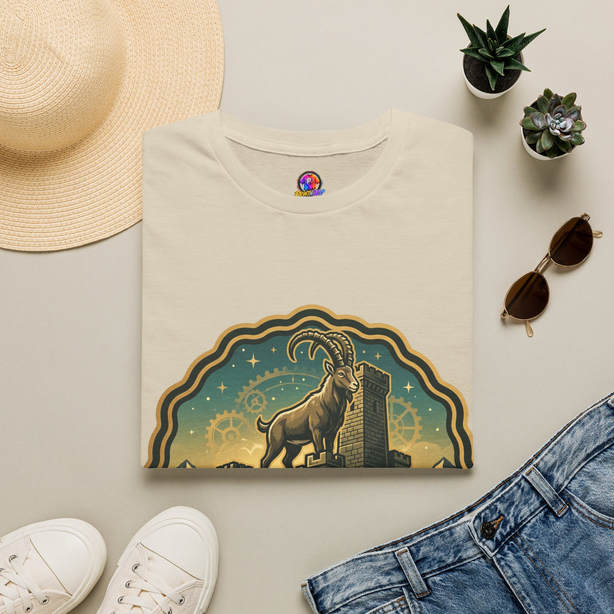 Capricorn Energy T-Shirt — "Silent Moves, Loud Results" Zodiac Tee