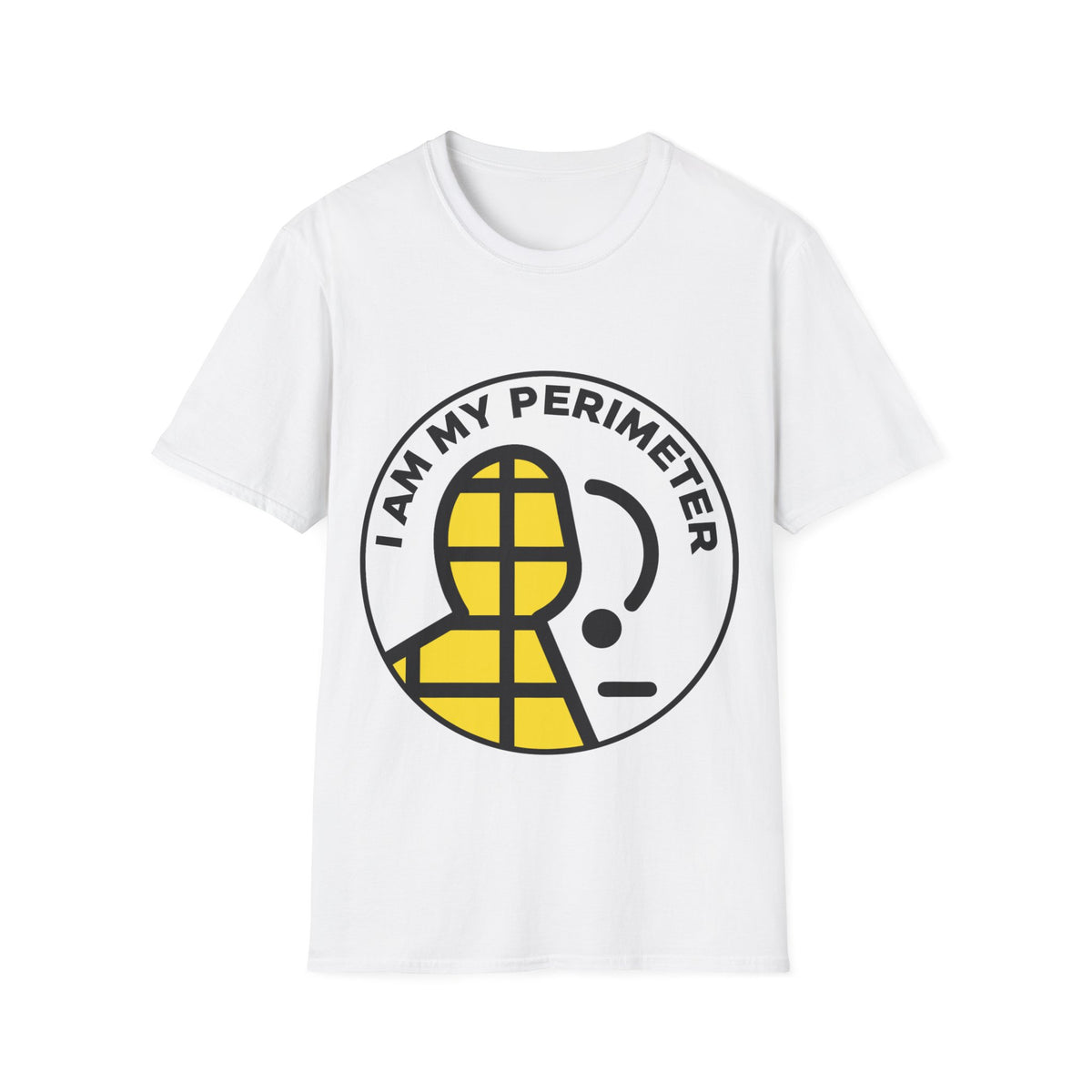 "I Am My Perimeter" Circular Graphic Tee - Trending Now - September 2026