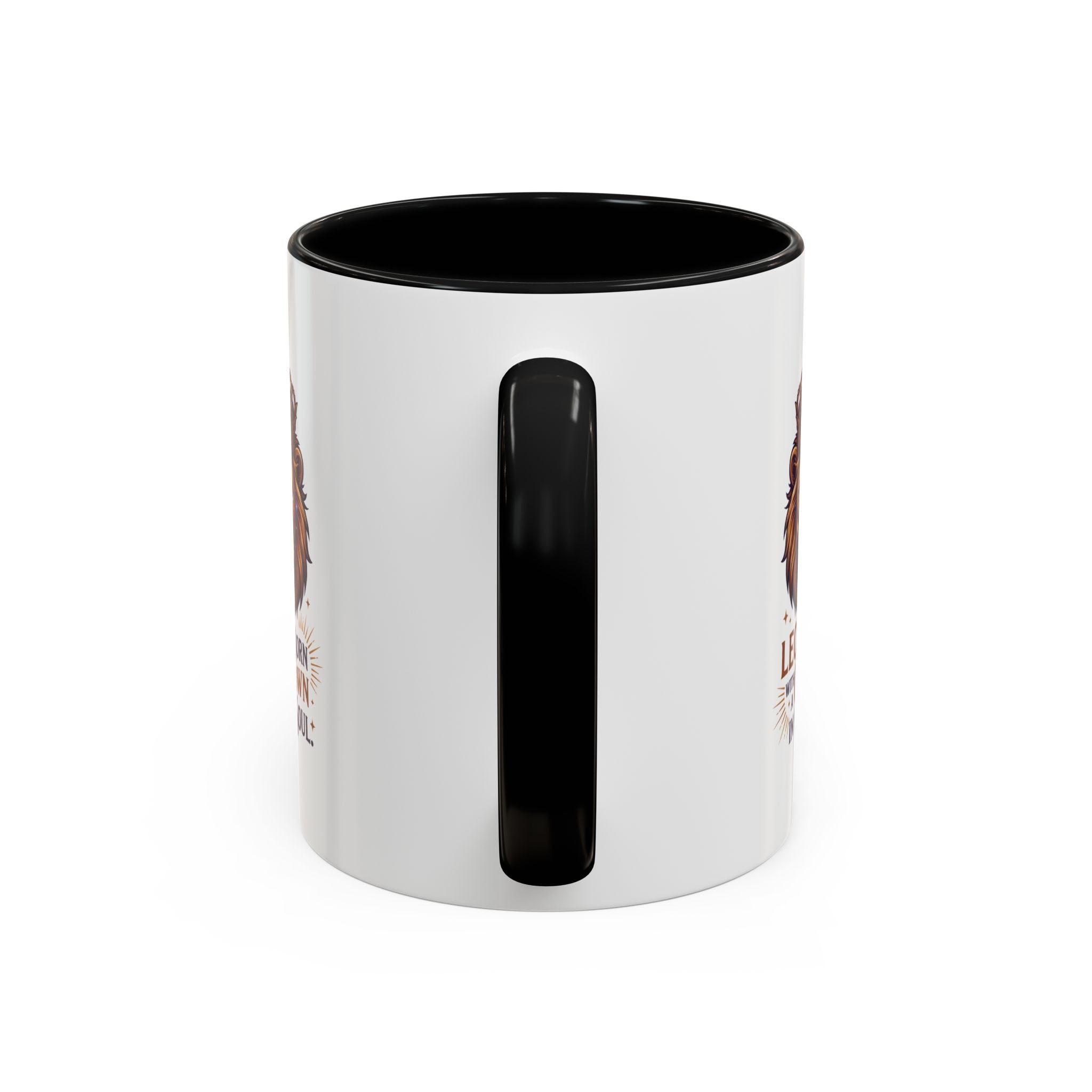 Leo Zodiac Coffee Mug — "Born with a Crown in My Soul" Lion Design