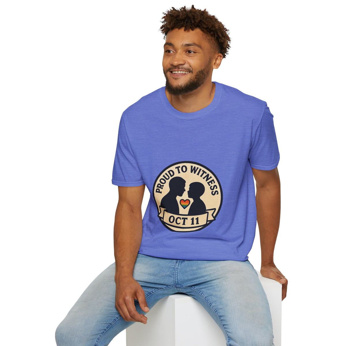 T-Shirt — Proud to Witness Oct 11 Badge Tee - Trending Now - October 2026