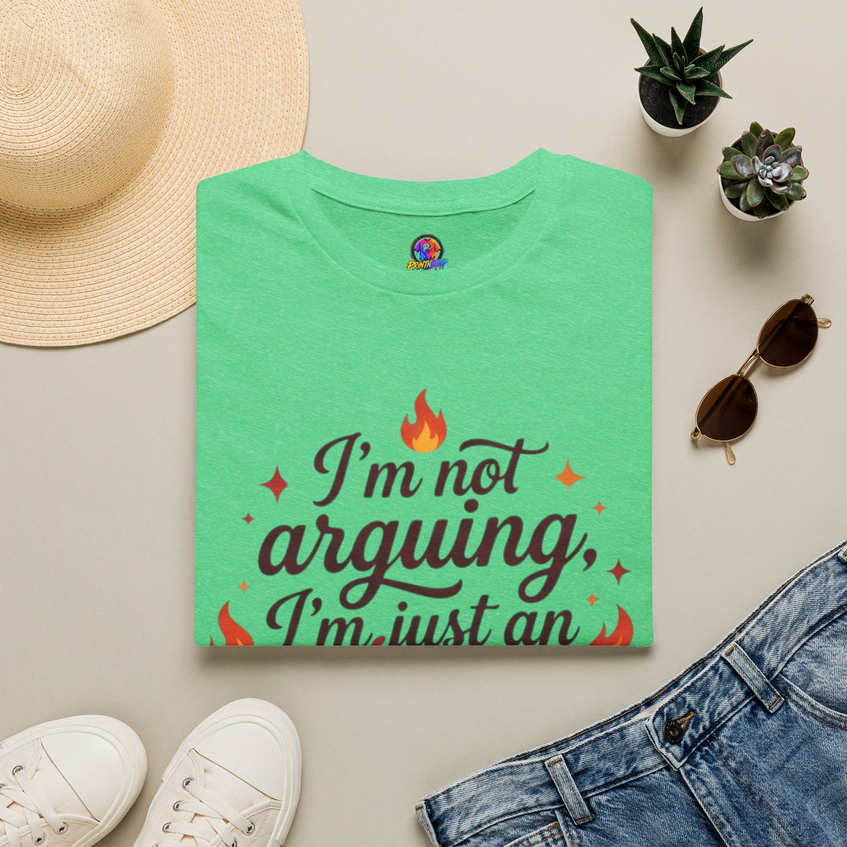 Aries Zodiac Tee — “I’m Not Arguing, I’m Just an Aries Explaining Why I’m Right”