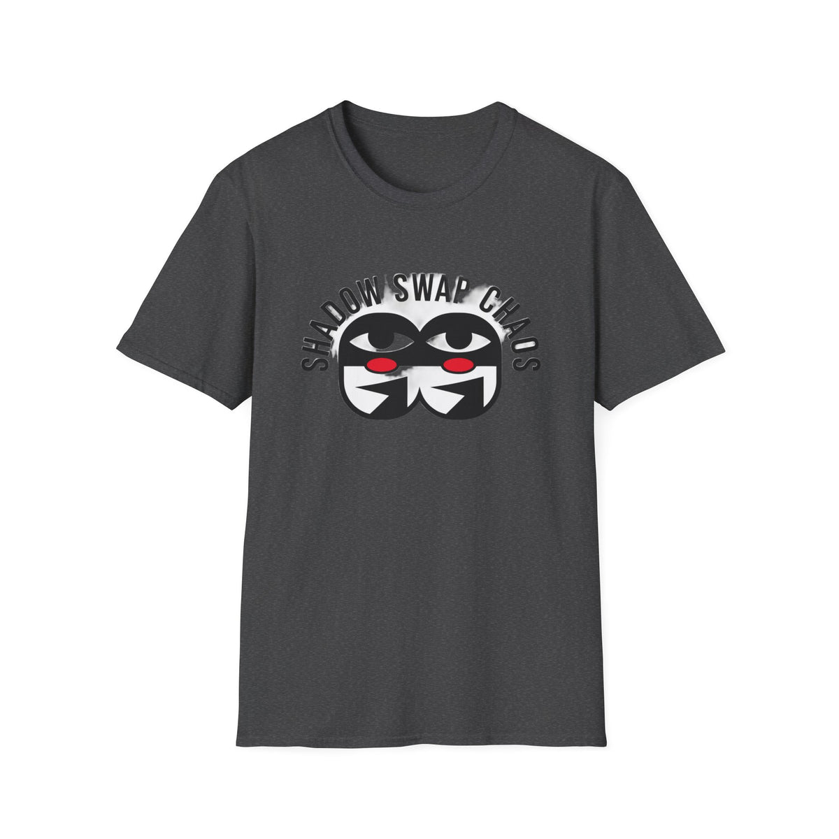 Shadow Swap Chaos T-Shirt — Graphic Anime Mask Tee - Trending Now - August 2026