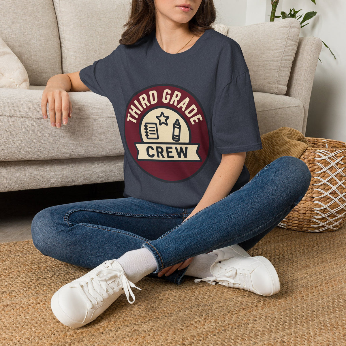 Third Grade Crew T-Shirt — Retro School Teacher & Student Tee - Trending Now - August 2026