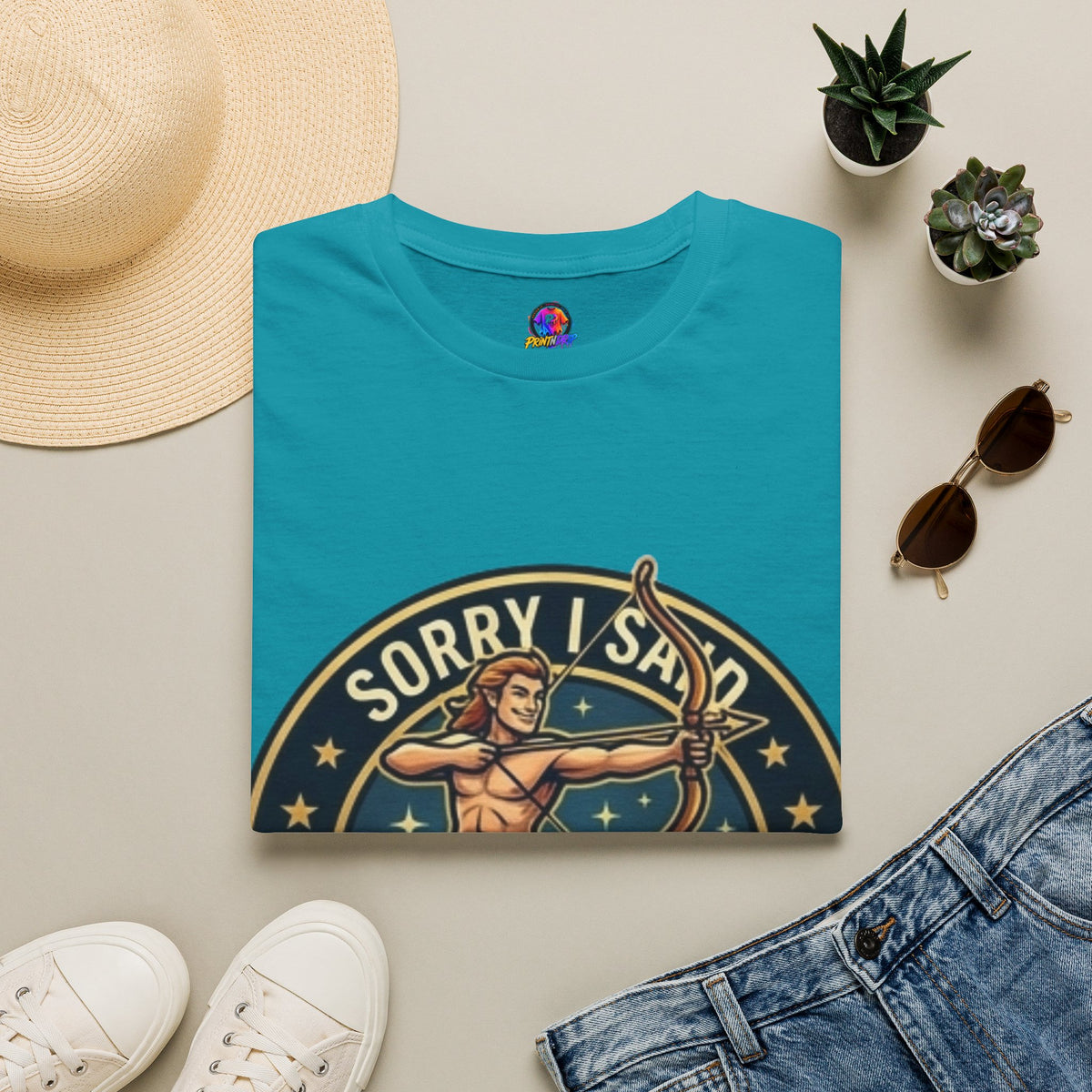 Sagittarius T-Shirt "Sorry I Said What Everyone Else Was Thinking" – Zodiac Archer Graphic Tee