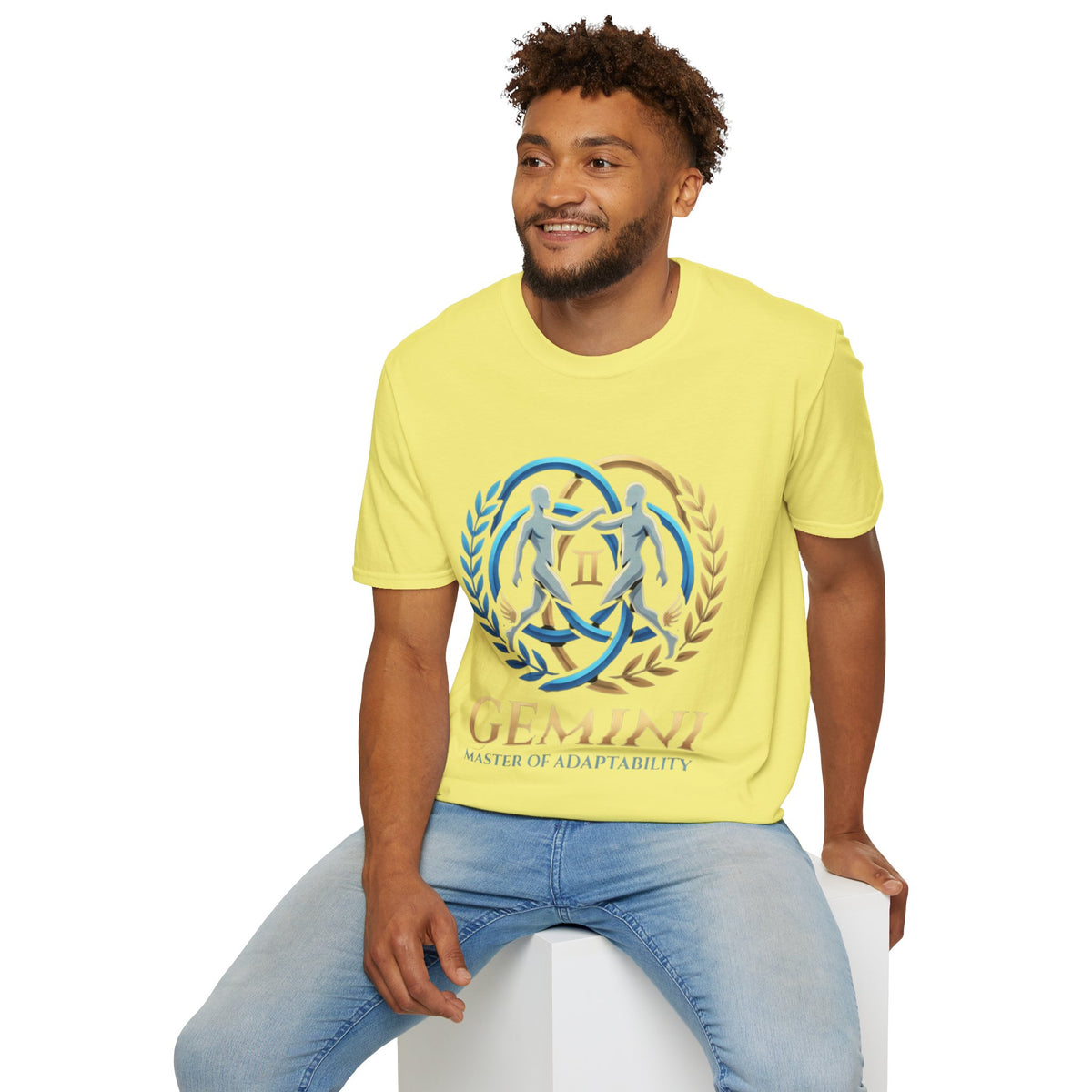 Gemini Zodiac T-Shirt — 'Gemini: Master of Adaptation' Astrological Graphic Tee