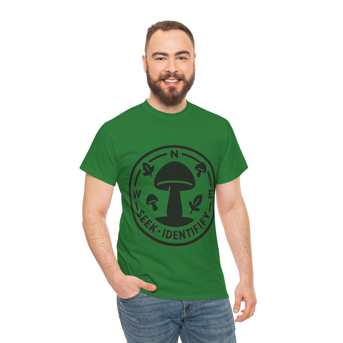 Rooted in Connection Mushroom Graphic Tee - Aesthetic Nature T-Shirt - Trending Now - September 2026