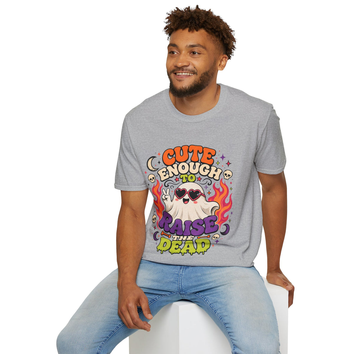 Halloween Cute Enough Unisex Softstyle T-Shirt