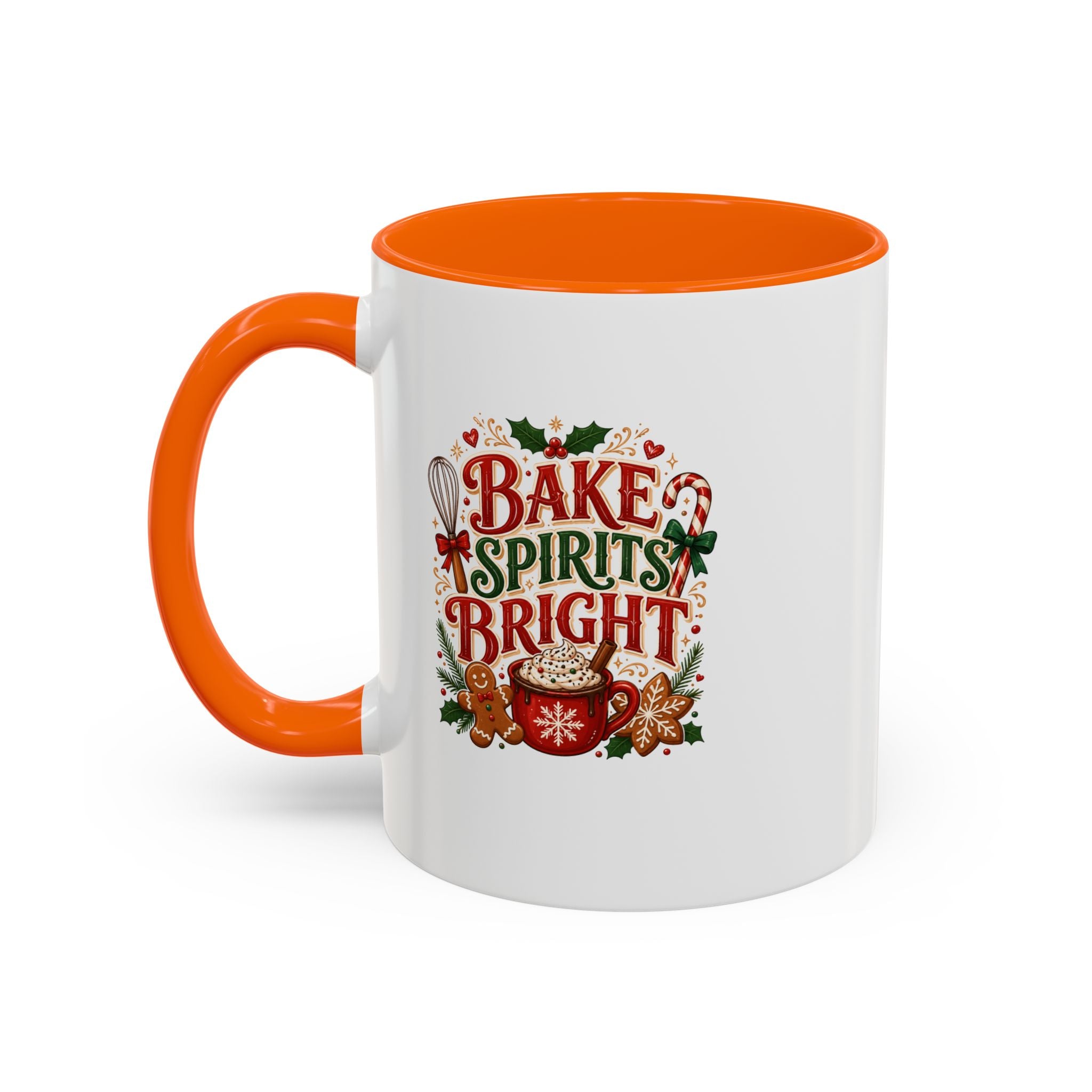 Bake Spirits Bright Coffee Mug — Christmas Baking Holiday Mug