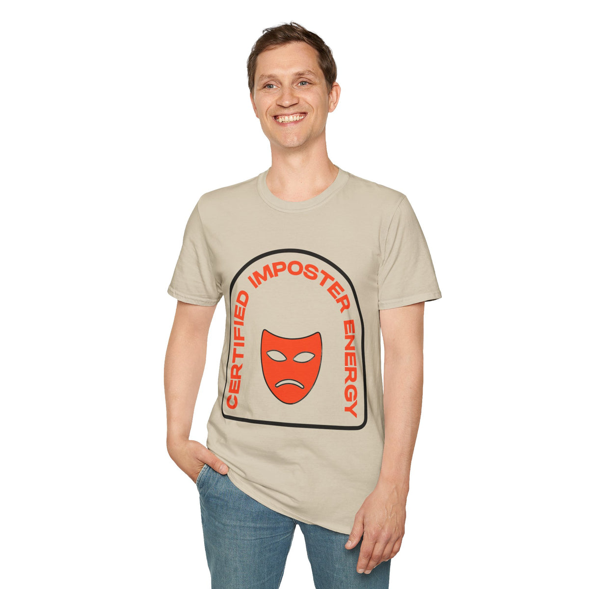 Certified Imposter Energy T-Shirt — Funny Sarcastic Graphic Tee - Trending Now - August 2026
