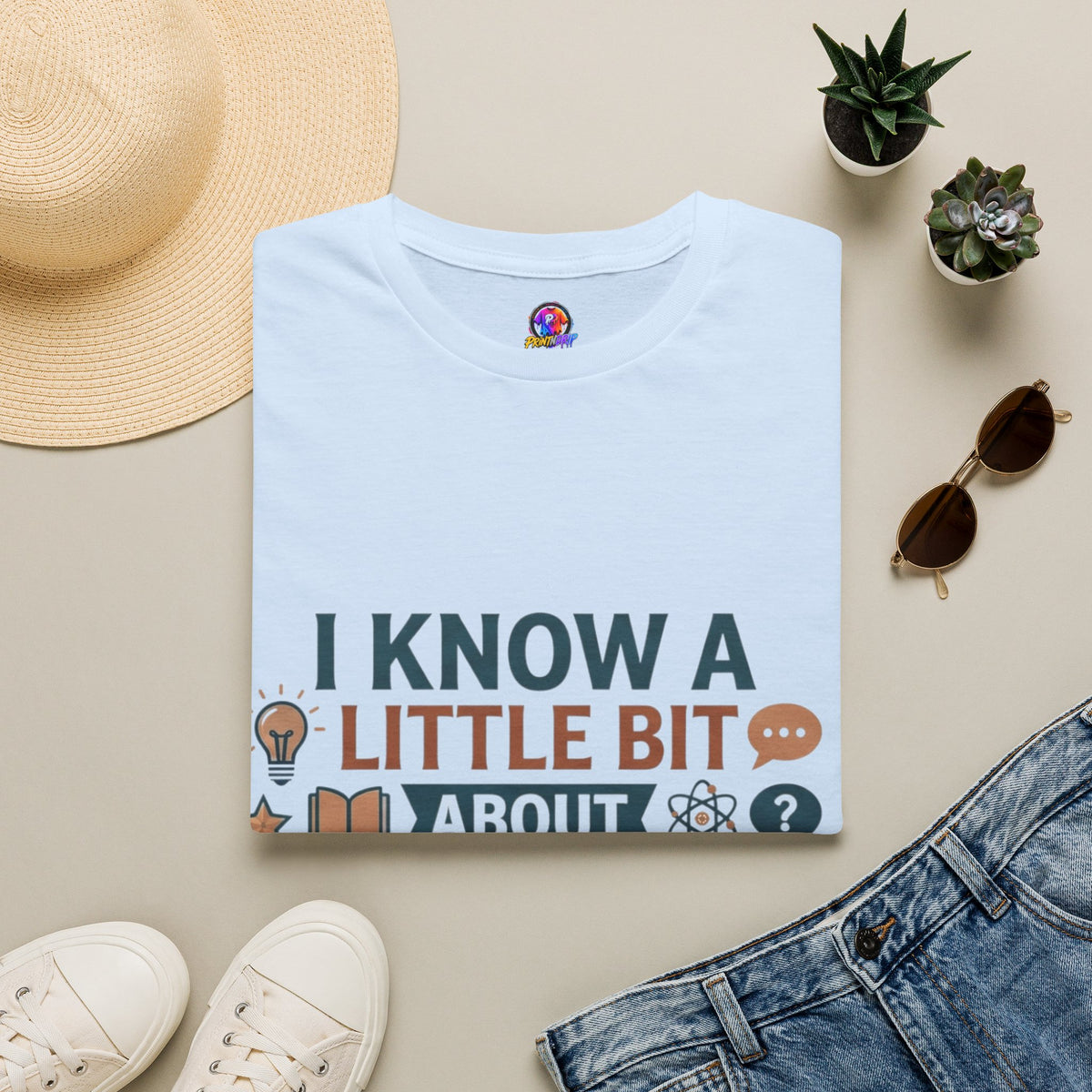Gemini Funny Horoscope T‑Shirt — "I Know A Little Bit About Everything, It's A Gemini Thing"