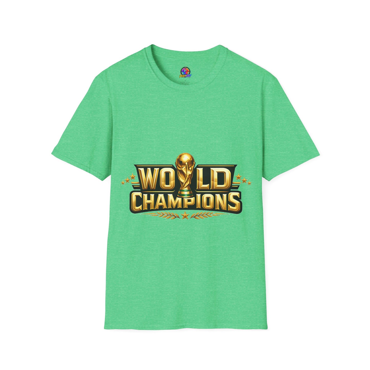 World Champions T-Shirt — Gold Trophy Sports Tee