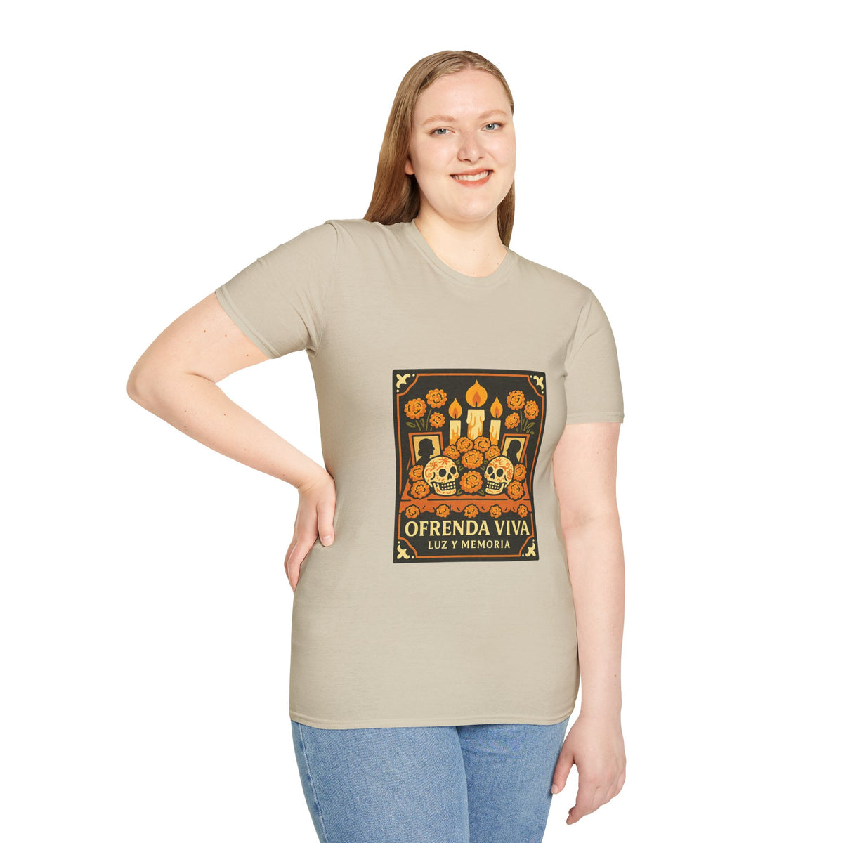 Day of the Dead T-Shirt — 'Ofrenda Viva' Calavera Altar Design - Trending Now - October 2026
