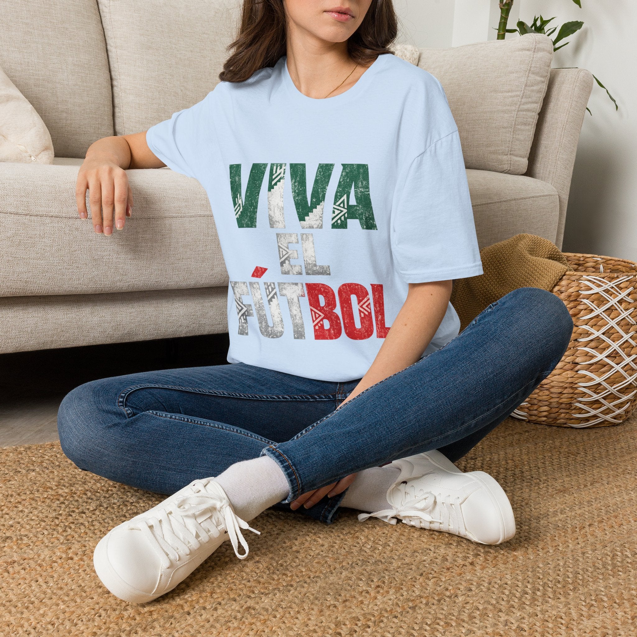 Mexico T-Shirt — "Viva El Fútbol" Mexican Soccer Graphic Tee