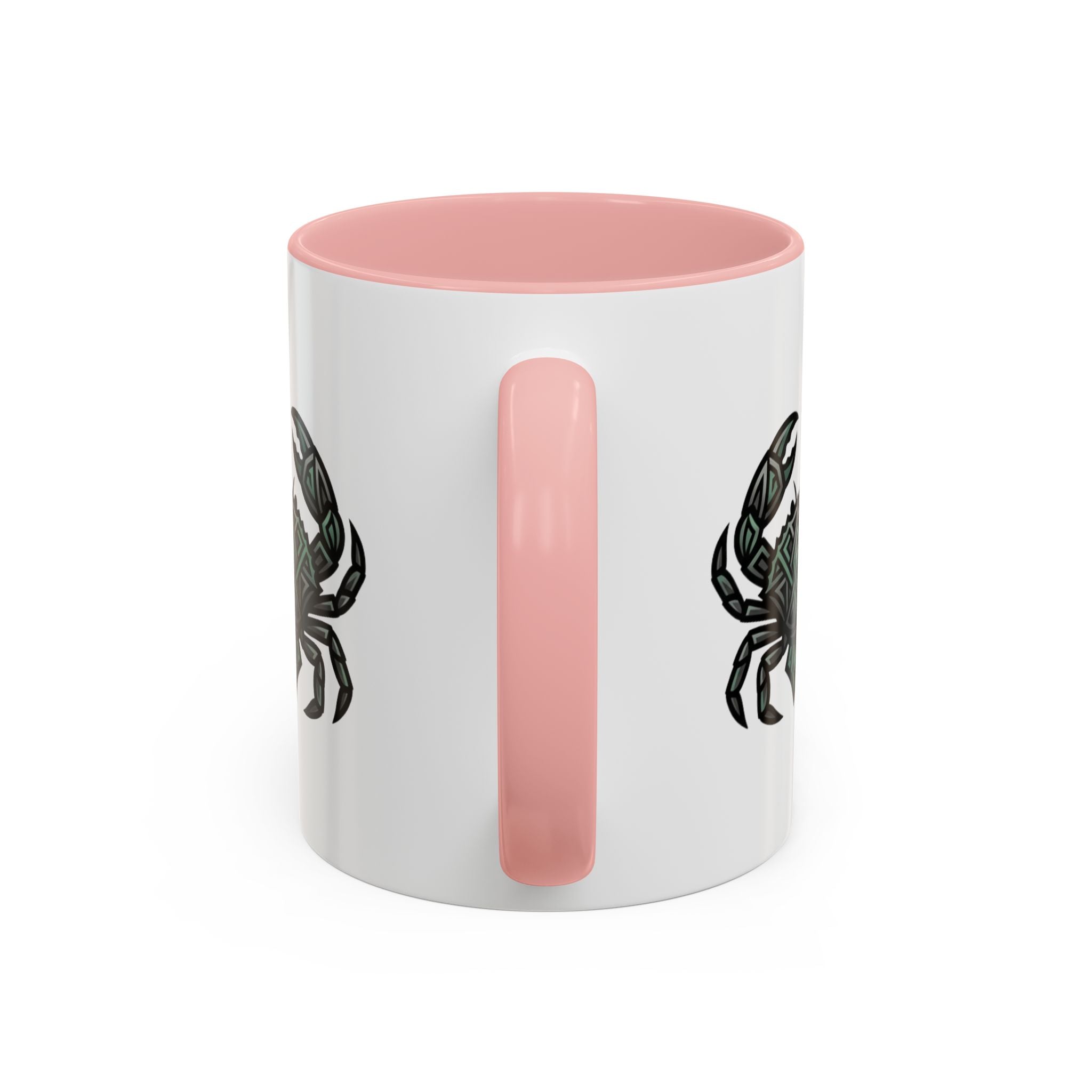 Cancer Zodiac Coffee Mug — Geometric Crab Accent Mug