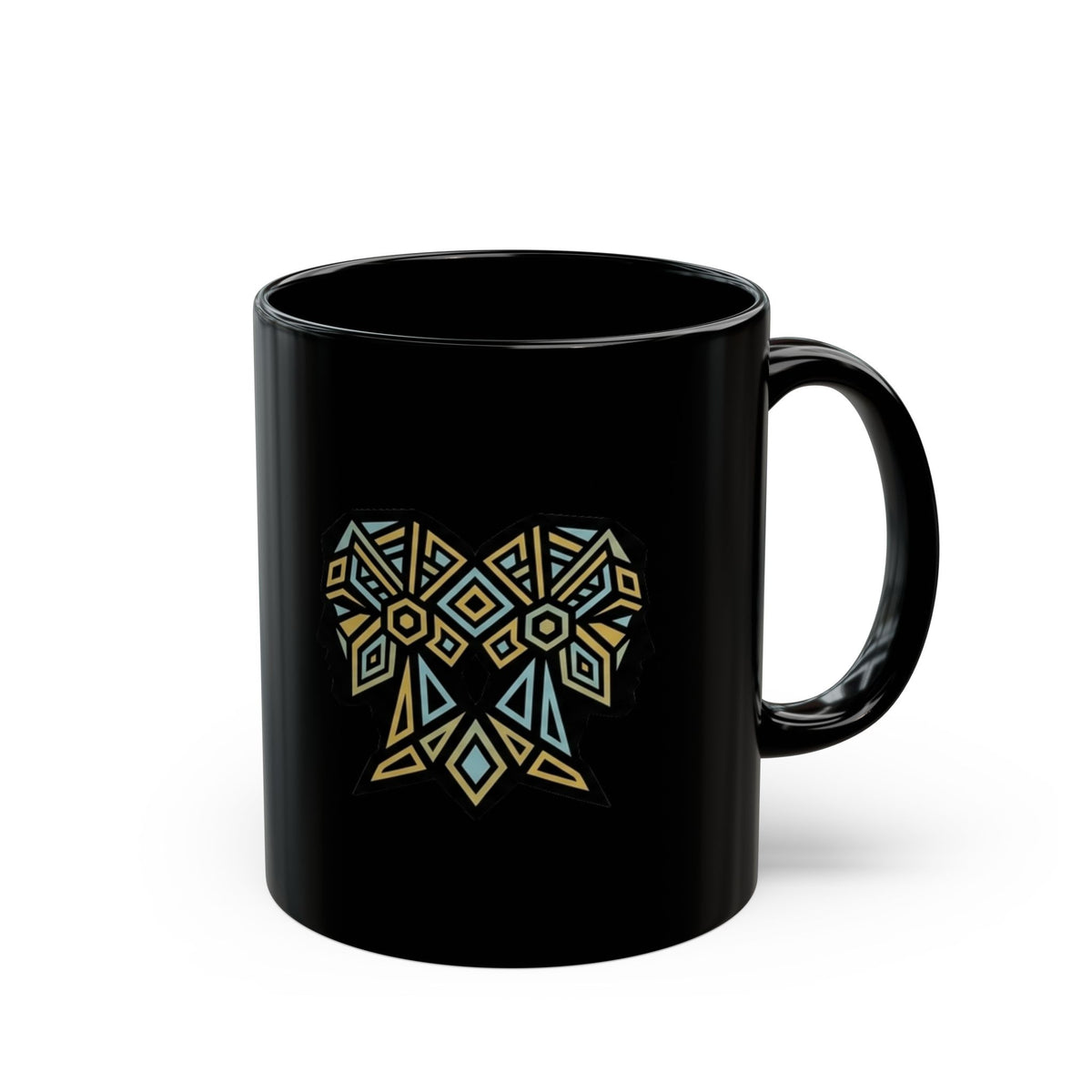 Gemini Zodiac Black Mug