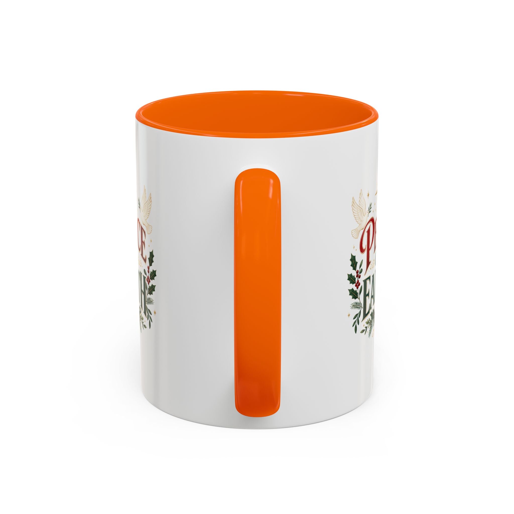 Peace on Earth Coffee Mug — Holiday Christmas Accent Mug
