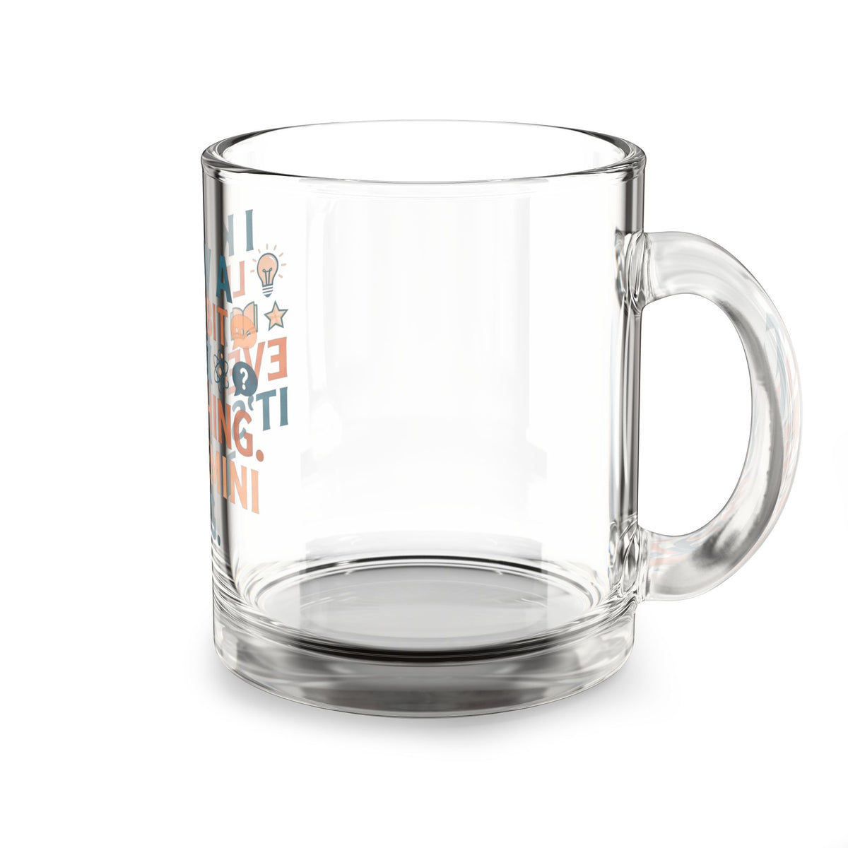 Gemini Glass Mug — "I Know a Little Bit About Everything, It's a Gemini Thing" 10oz