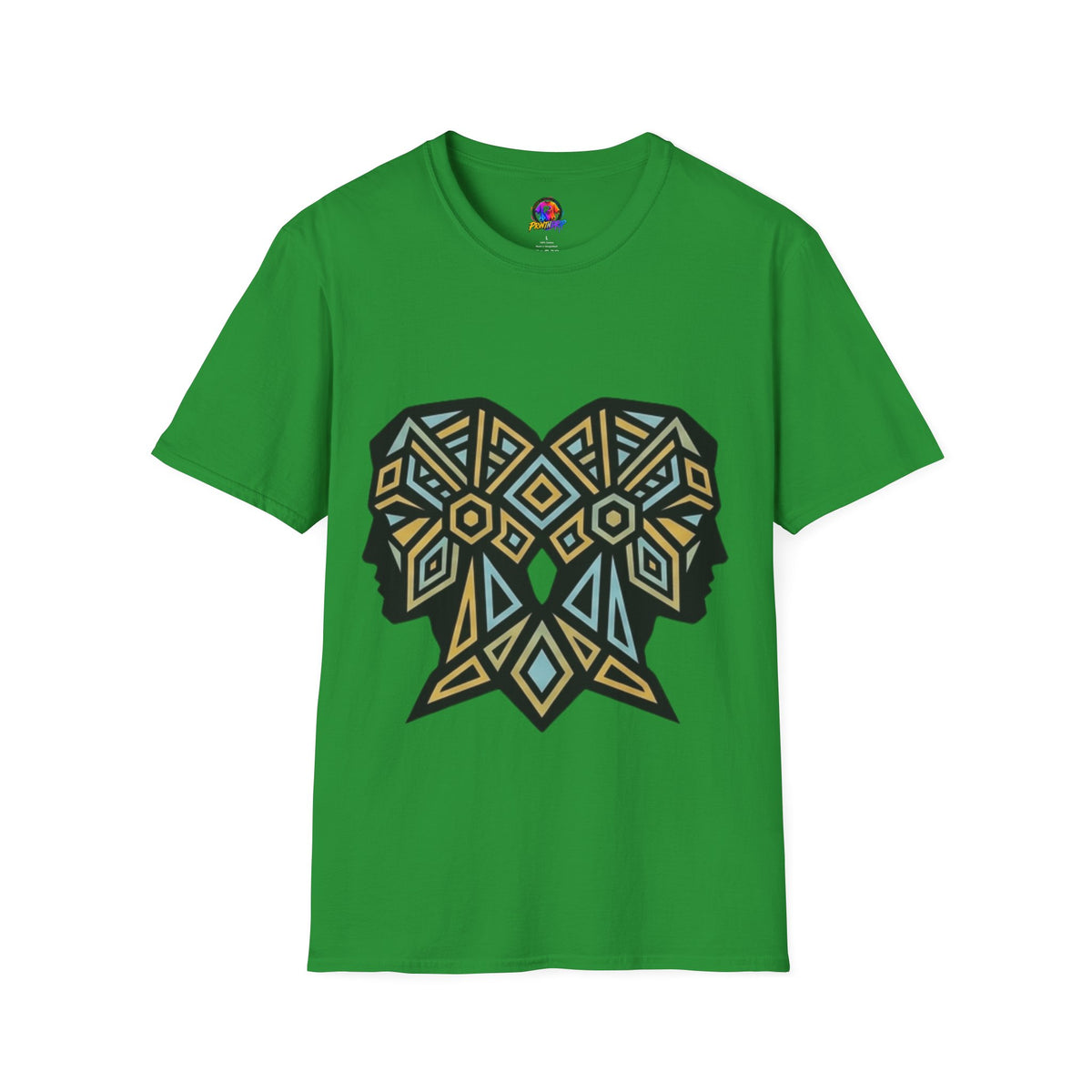 Geometric Elephant Tee — Tribal Mosaic Elephant Graphic T-Shirt